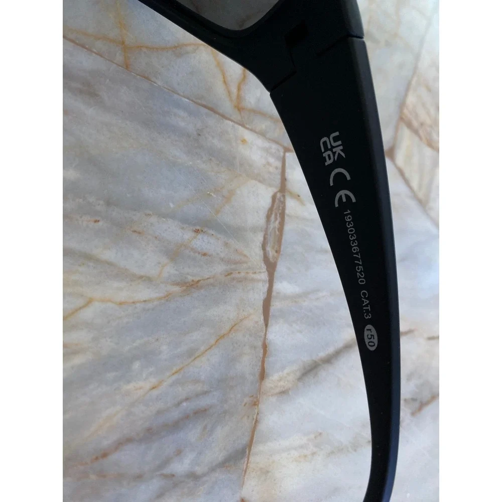 Foster Grant NS0324 Polarized Wrap Sunglasses Matte Black AT 24 572 BLK POL